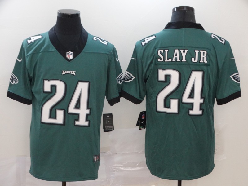 Men Philadelphia Eagles #24 Slay Jr green Vapor Untouchable NFL Jersey Limited Player Football->cincinnati bengals->NFL Jersey